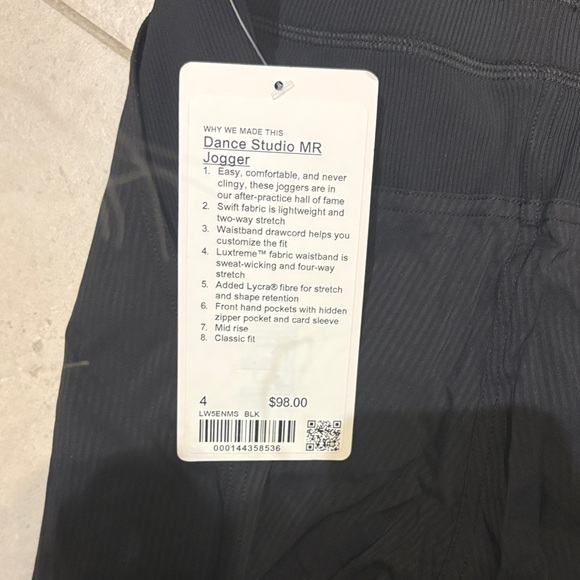 Black Jogger Pants - Picture 3 of 3